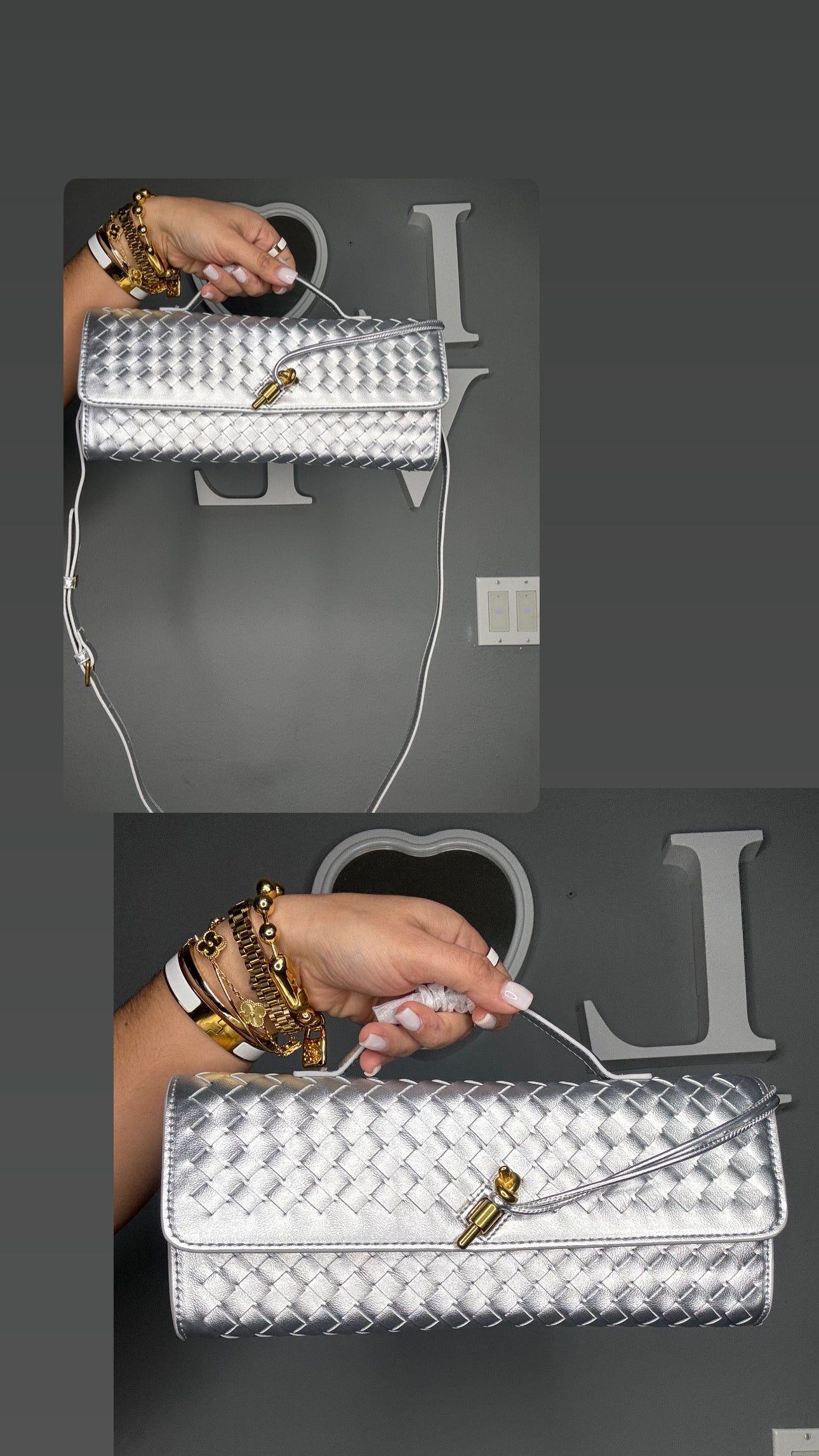 CLUTCH ANDIAMO SILVER