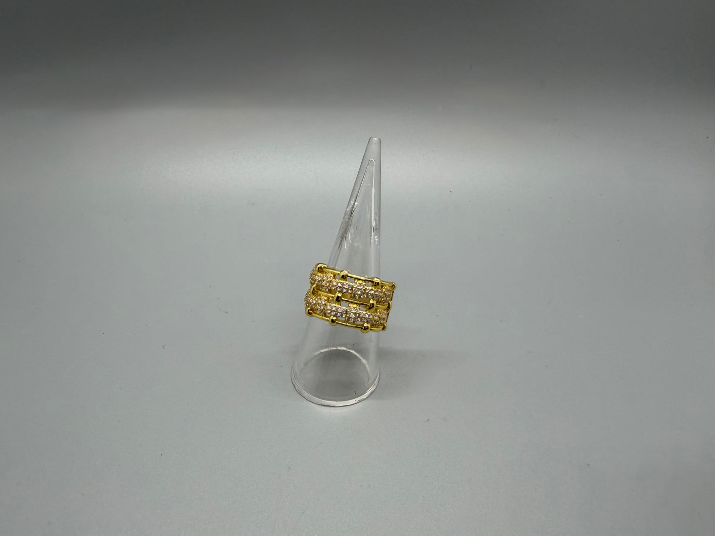 RING BRILLIANTS GOLD ADJUSTABLE