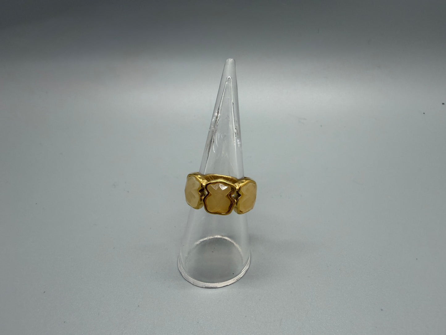 RING 3 BEAR GOLD
