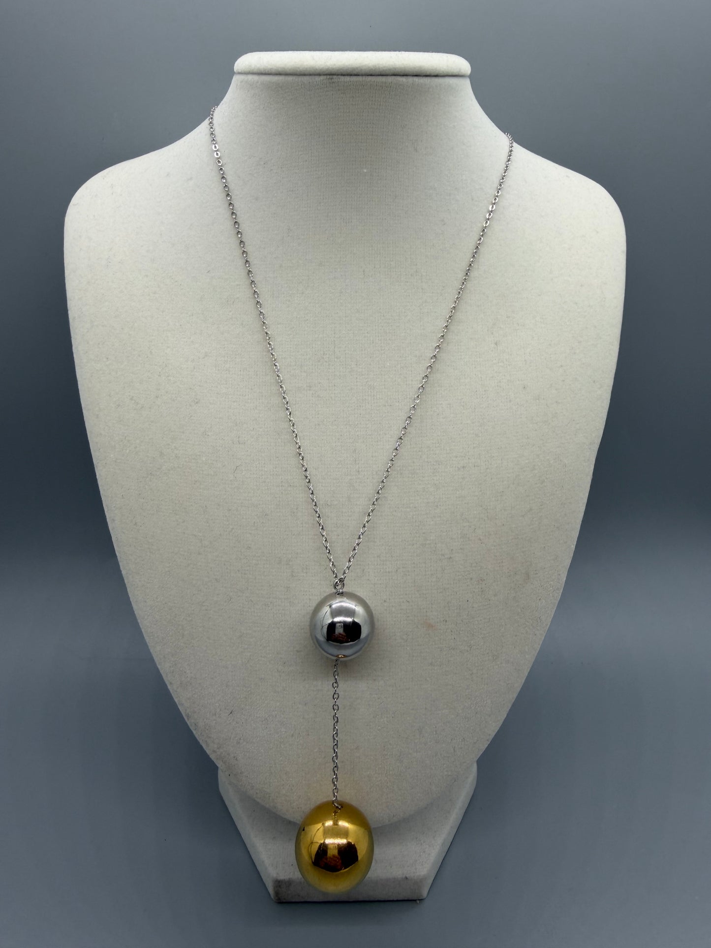 NECKLACE DOUBLE TONE BALIN CORBATIN