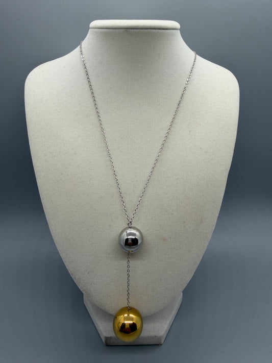 NECKLACE DOUBLE TONE BALIN CORBATIN