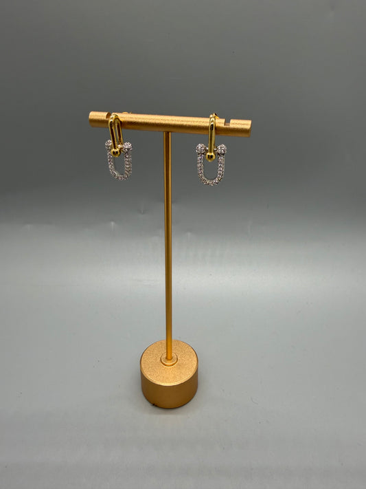 EARRINGS HARDWEAR GOLD AND SILVER