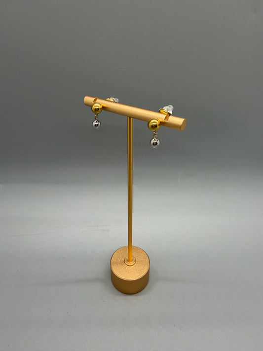 EARRINGS DOUBLE TONE KELLY