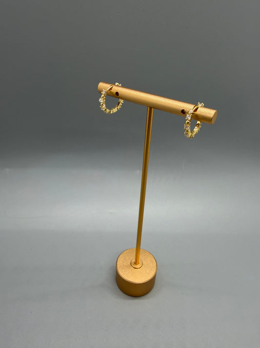 ARGOLLAS BRILLANTES ORO