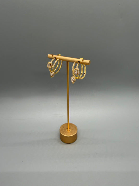 EARRINGS MESSI GOLD