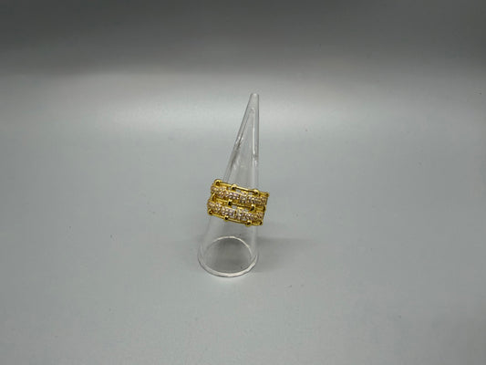 RING BRILLIANTS GOLD ADJUSTABLE