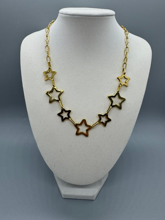 NECKLACE STAR GOLD