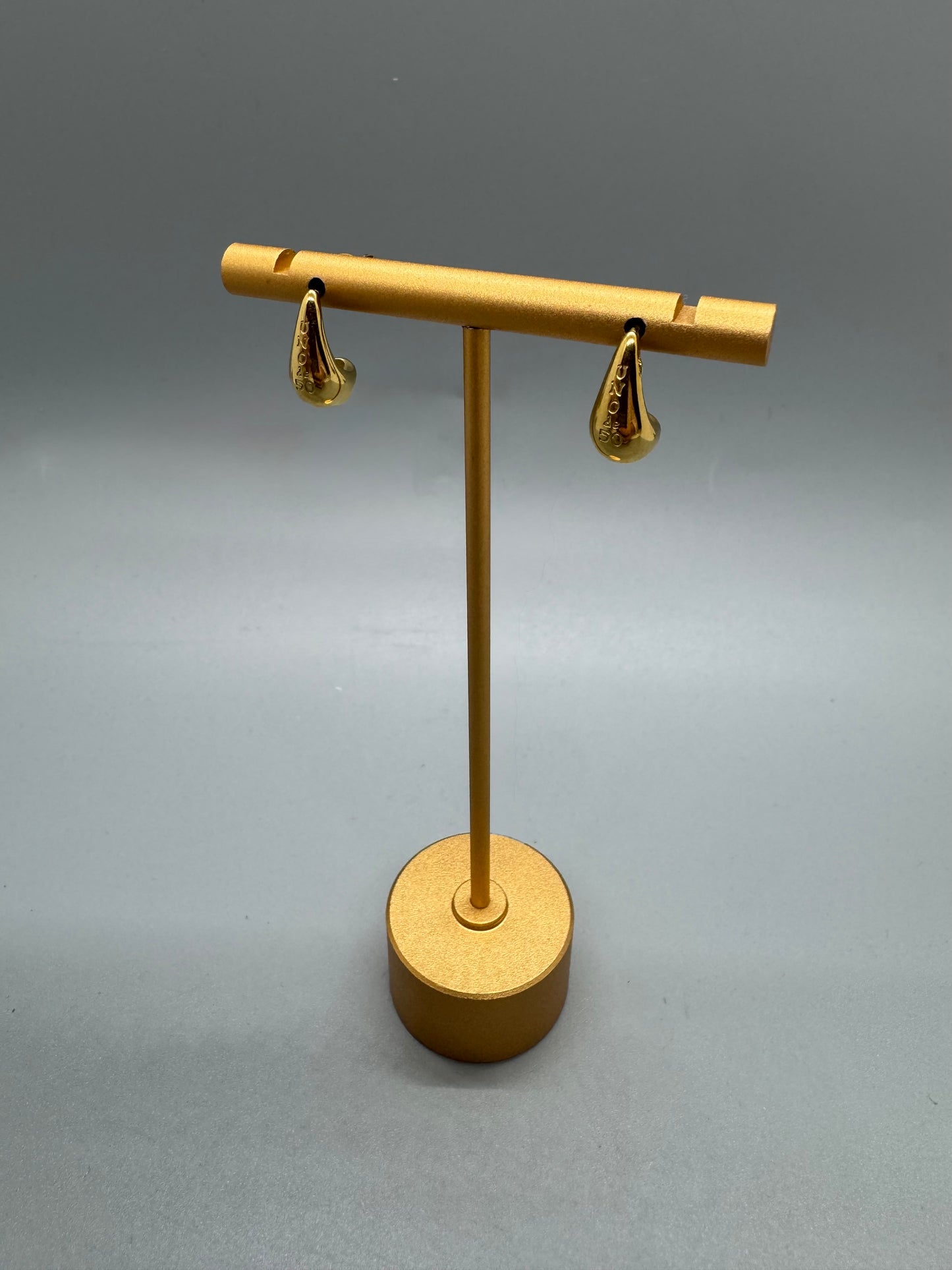 EARRINGS UNO GOLD DROP