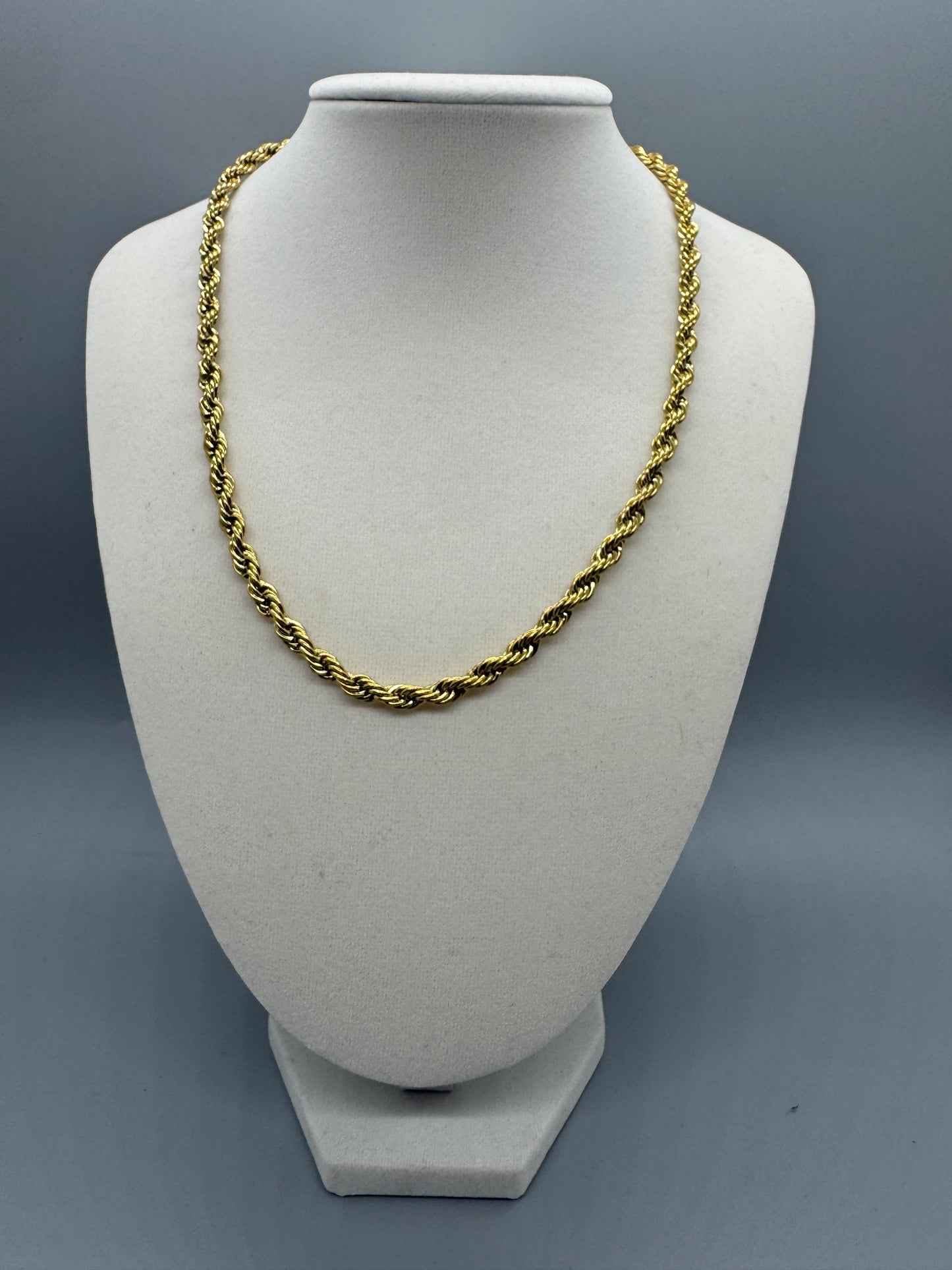 NECKLACE ROPE CHAIN GOLD