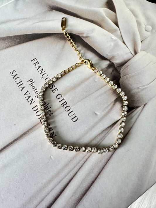 BRACELET TENIS 4MM GOLD